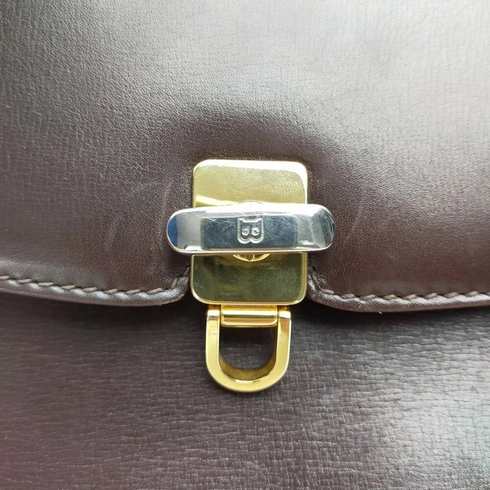 744166BV (L1) Bally Crossbody Bag Brown Leather - Picture 6 of 9